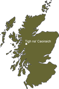 Location of Tigh Na' Caoiraich